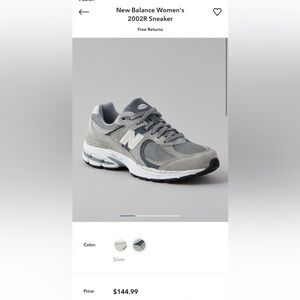 New balance 2002r women’s sneaker size 10.5 EUC